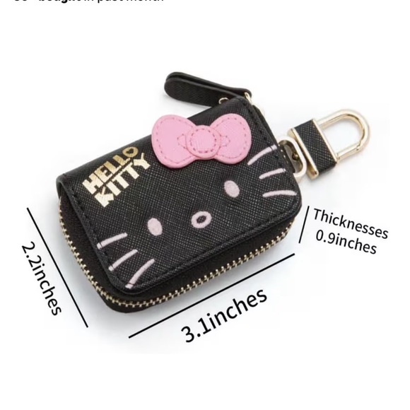 🆕 hello kitty Remote Key Case,PU Leather Car Key Holder - Picture 2 of 6